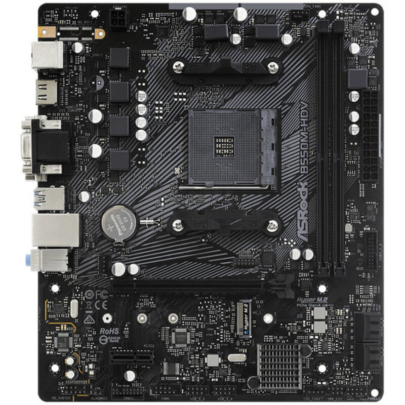 Материнская плата ASRock B550M-HDV Socket AM4