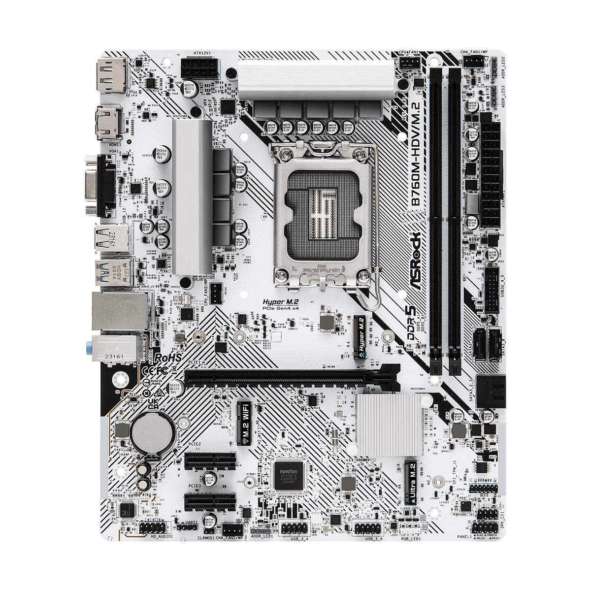 Материнская плата ASRock B760M-HDV/M.2 Socket 1700