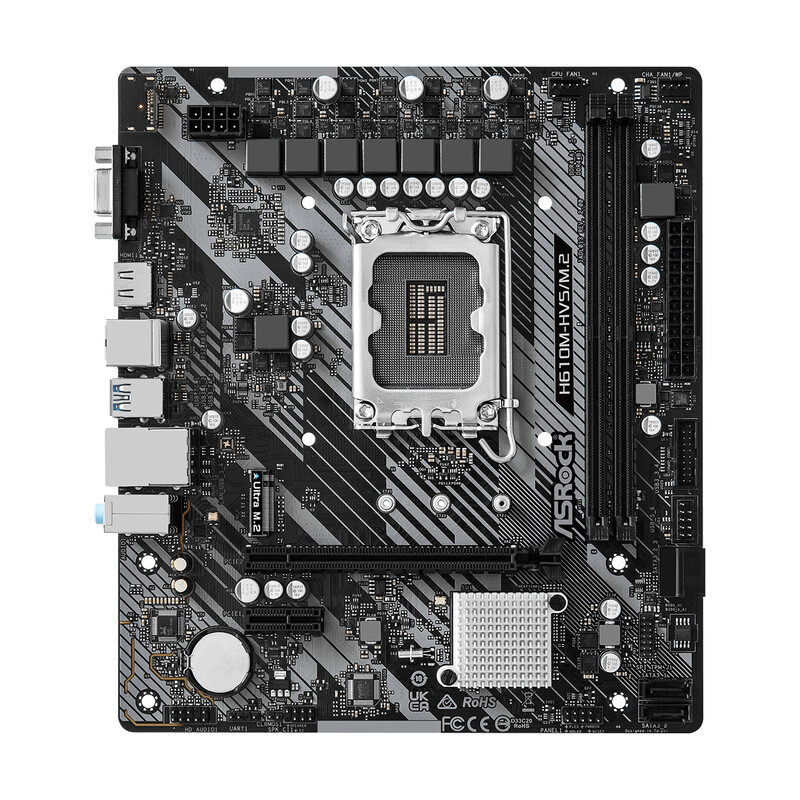 Материнская плата ASRock H610M-HDV/M.2 R2.0 Socket 1700