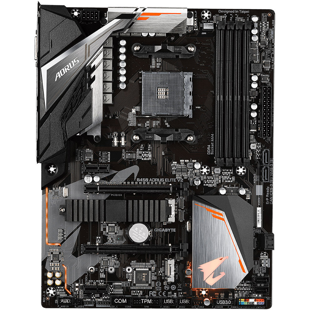 Материнська плата GIGABYTE B450 AORUS ELITE V2