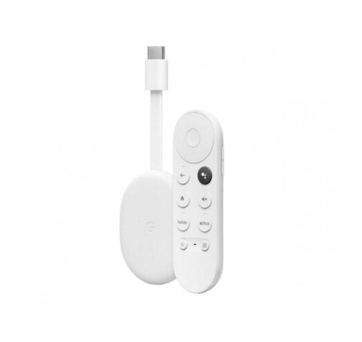 Медіаплеєр Google Chromecast 4K with Google TV Snow (GA01919) - фото 2