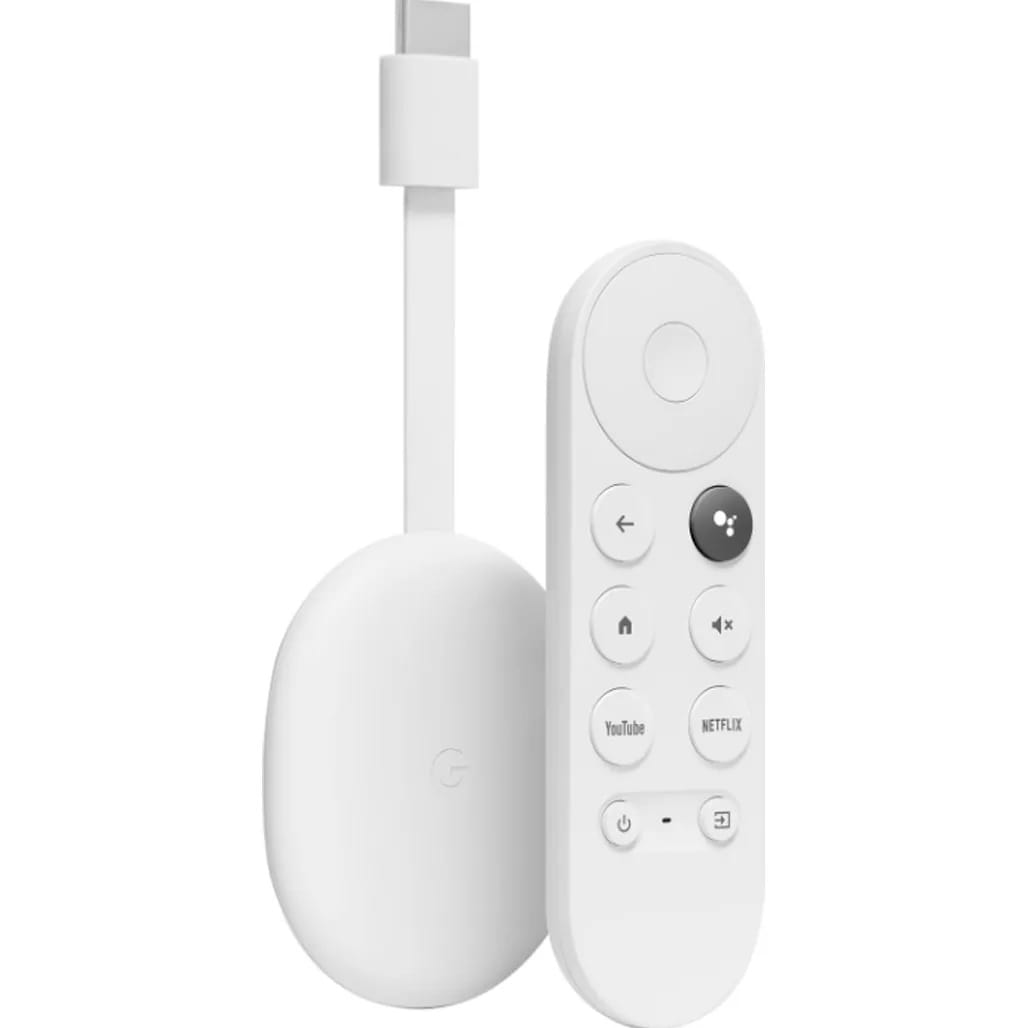 Медиаплеер Google Chromecast HD with Google TV Snow (GA03131)