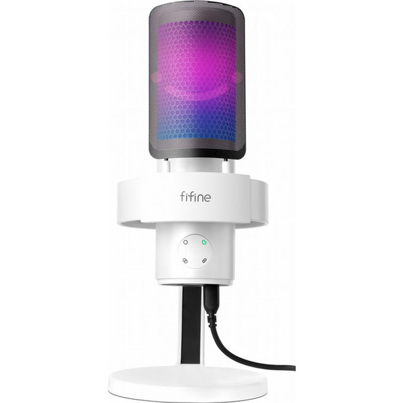 Мікрофон конденсаторний Fifine A9W USB White