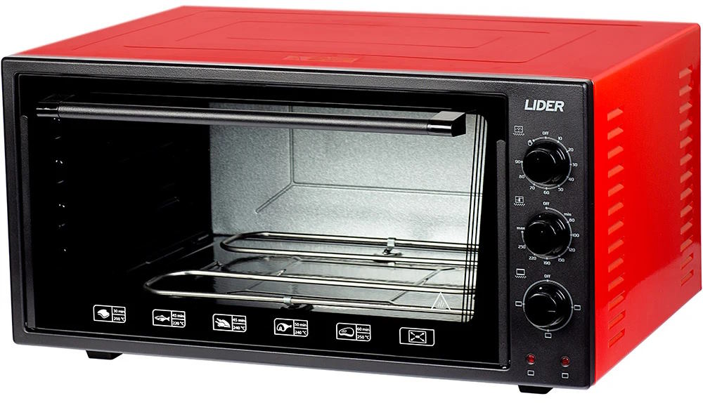 Электропечь LIDER 4823 ECO BLACK-RED