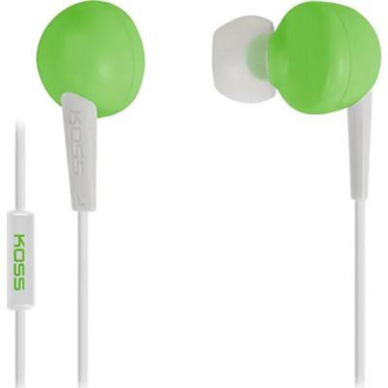 Наушники Koss KEB6iK Mic Green