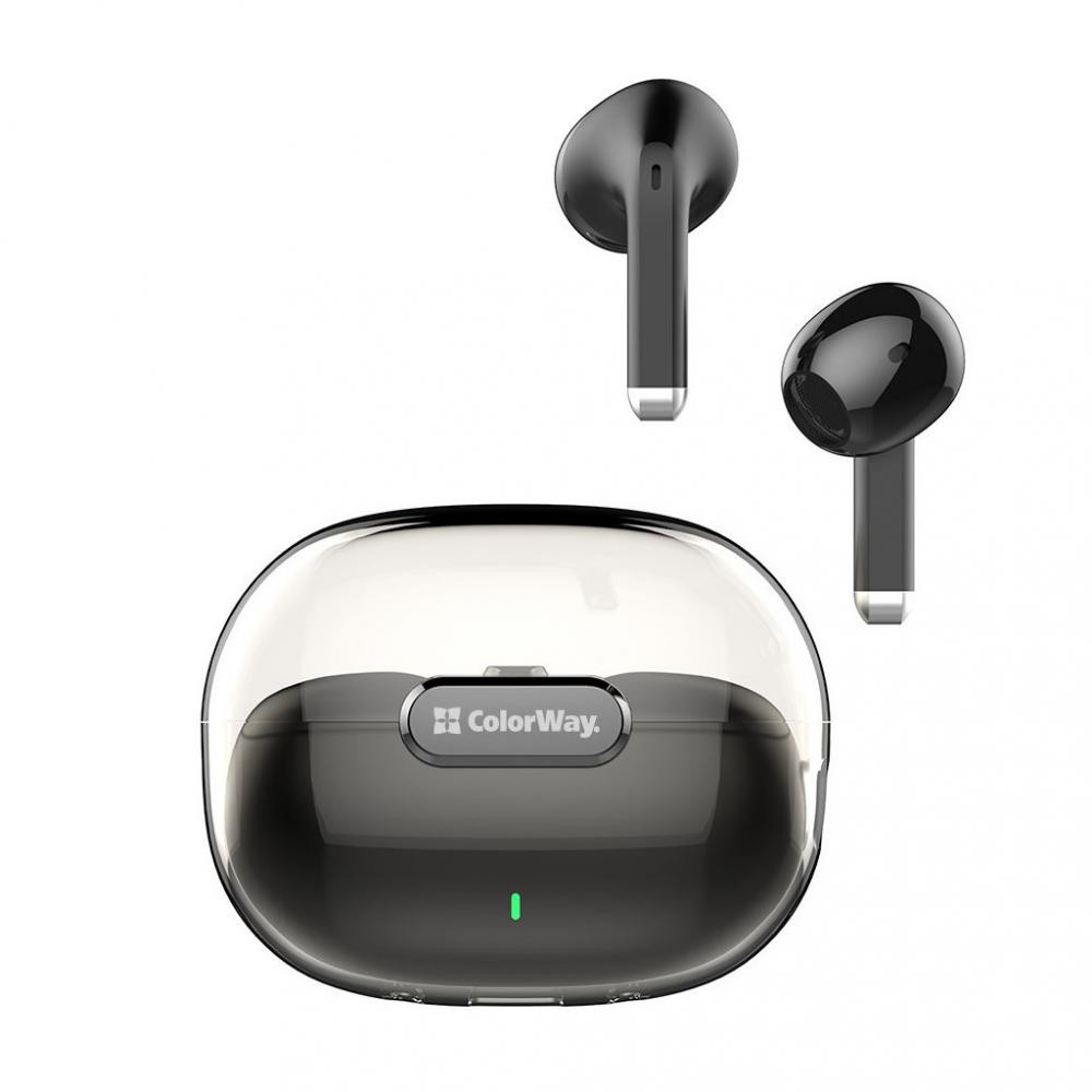 Bluetooth-гарнитура СolorWay Slim TWS-2 Earbuds Black (CW-TWS2BK)