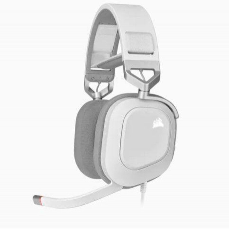 Гарнитура Corsair HS80 RGB USB Headset White (CA-9011238-EU)