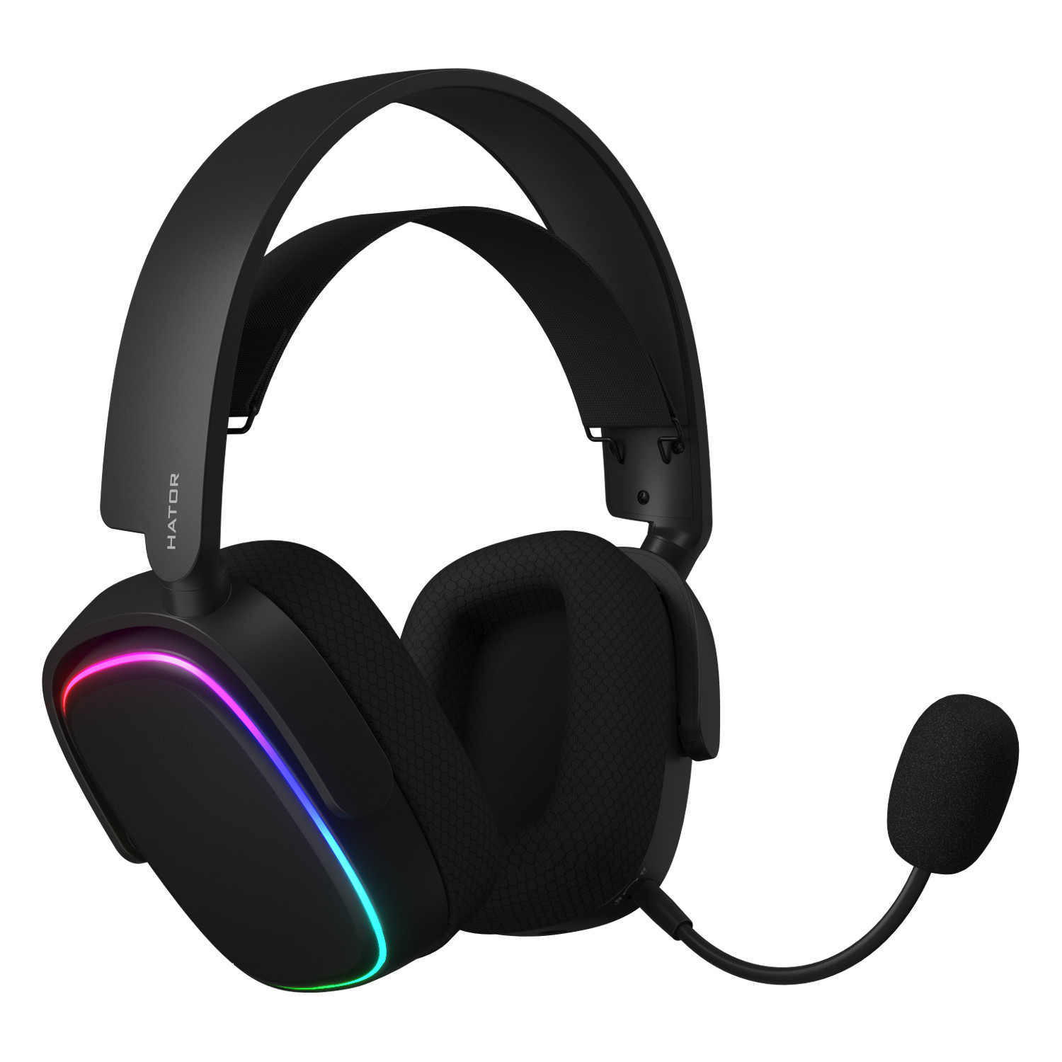 Гарнитура Hator Phoenix Wireless RGB Tri-mode Black (HTA-870)