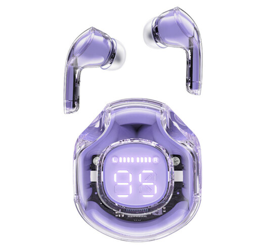 Наушники ACEFAST T8 Crystal color (2) bluetooth earbuds Alfalfa Purple