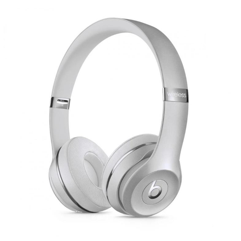 Навушники з мікрофоном Beats by Dr. Dre Solo3 Wireless Matte Silver (MP582/MX432)