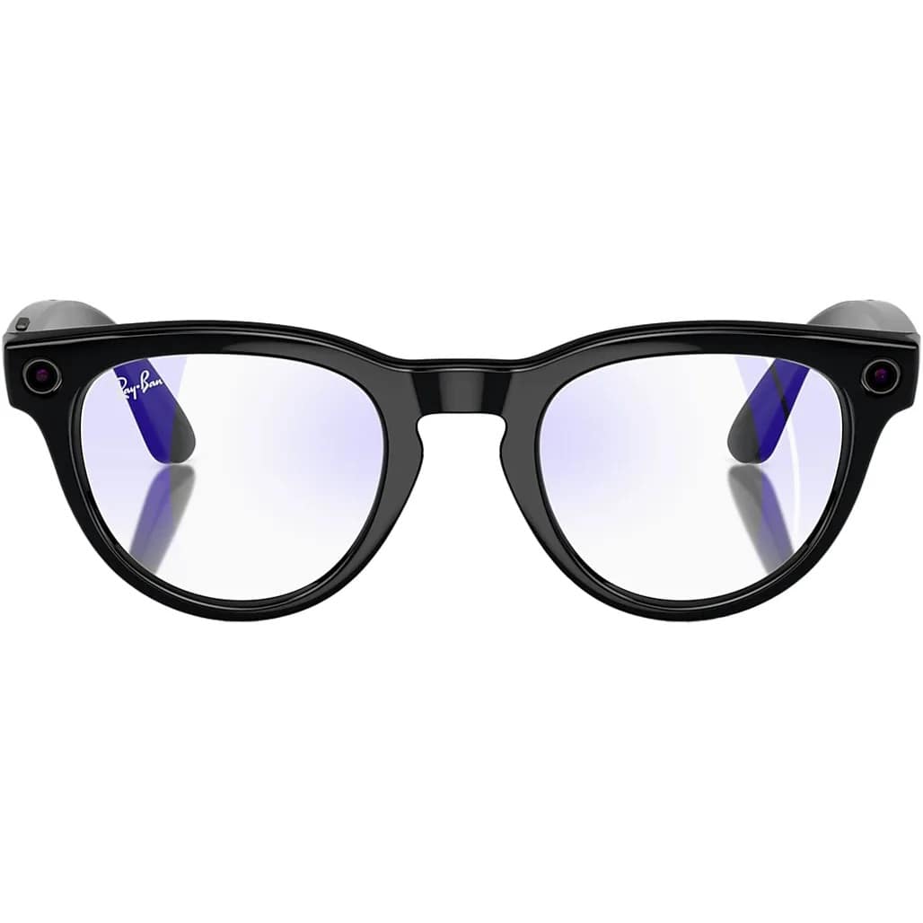 Смарт-очки Ray-Ban Meta Headliner Shiny Black Frame/Clear Lenses (RW4009 601/SB 50-23)