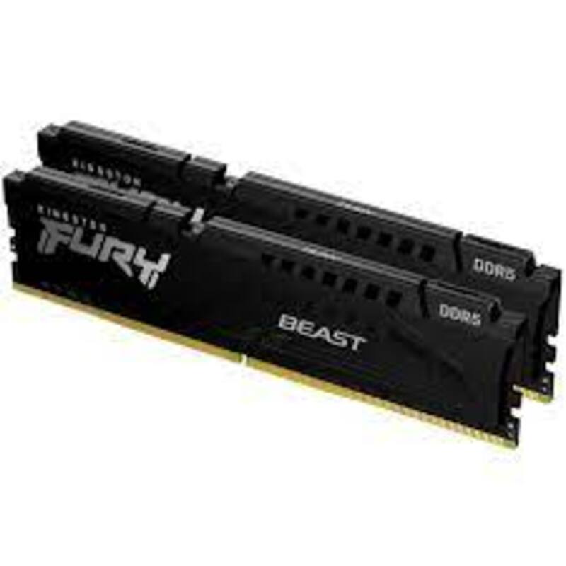 Оперативная память Kingston FURY 32 GB (2x16GB) DDR5 4800 MHz Beast Black (KF548C38BBK2-32)