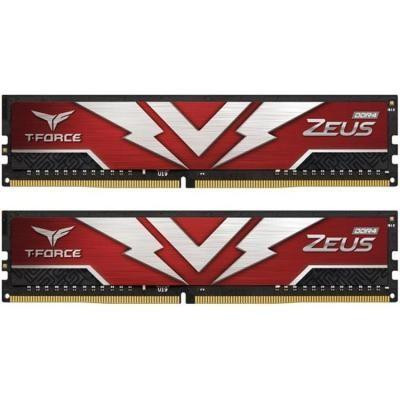 Оперативная память TEAM 16 GB (2x8GB) DDR4 3000 MHz T-Force Zeus Red (TTZD416G3000HC16CDC01)