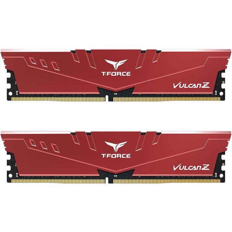 TEAM 16 GB (2x8GB) DDR4 3200 MHz T-Force Vulcan Z Red (TLZRD416G3200HC16CDC01)