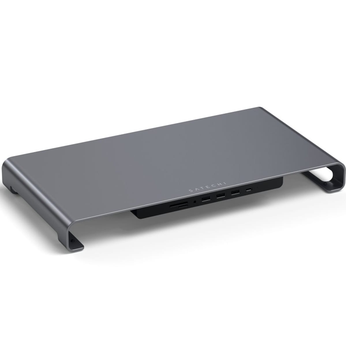 Підставка Satechi Aluminum USB-C Monitor Stand Hub XL Space Gray (ST-UCSHXLM)