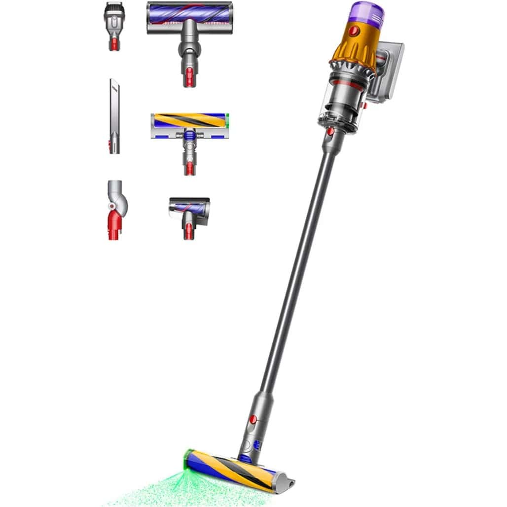 Вертикальний + ручний пилосос (2в1) Dyson V12 Detect Slim Absolute 2023 (448884-01)