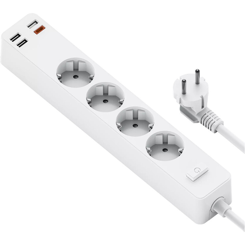 Сетевой фильтр Wiwu 20W Smart Power Strip EU Plug, White