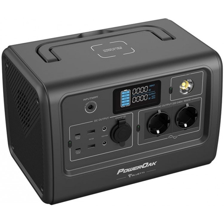 Зарядна станція BLUETTI PowerOak EB70 Portable Power Station 1000W 716Wh (PB930692) - фото 2