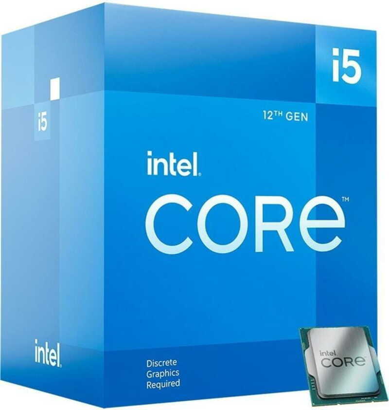 Процессор Intel Core i5 12400F (2.5GHz 18MB, Alder Lake, 65W, S1700) Box (BX8071512400F)