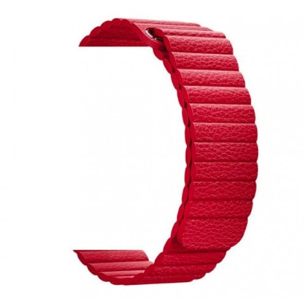 Ремінець Apple watch Leather Loop 42mm Red