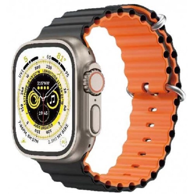 Ремінець Gear4 Apple Watch 42/44/45MM Black/Orange