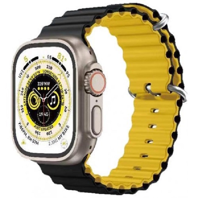 Ремінець Gear4 Apple Watch 42/44/45MM Black/Yellow