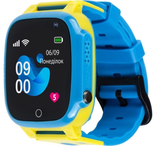 Дитячий годинник Amigo GO008 Glory GPS WIFI Blue-Yellow (976267)