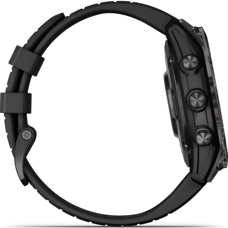 Смарт-часы Garmin Fenix 7 Pro Sapphire Solar Edition Carbon Grey DLC Titanium with Black Band (010-02777-10/11) - фото 5