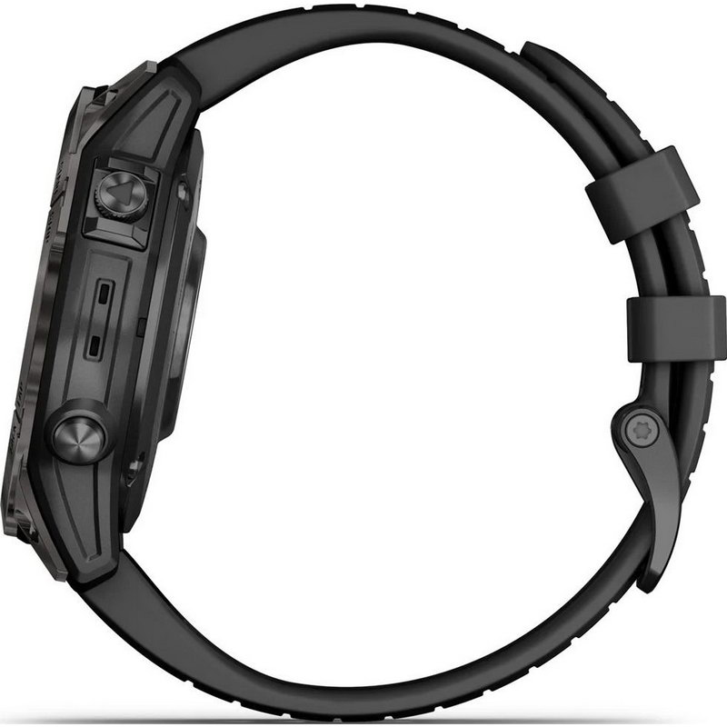 Смарт-годинник Garmin Fenix 7 Pro Sapphire Solar Edition Carbon Grey DLC Titanium with Black Band (010-02777-10/11) - фото 6