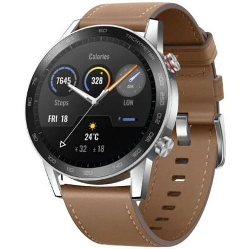 Смарт-часы Huawei Honor Magic Watch 2 46mm with Brown Leather Strap 