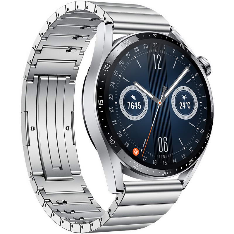 Смарт-годинник Huawei Watch GT 3 46mm Stainless Steel (55026957)