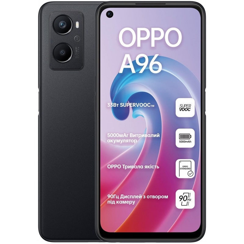 Смартфон Oppo A96 6/128GB Starry Black (OFCPH2333_BLACK)