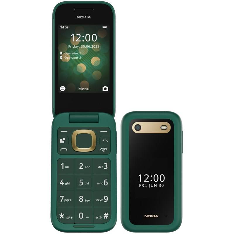 Смартфон Nokia 2660 Flip Green (1GF011PPJ1A05) (UA)