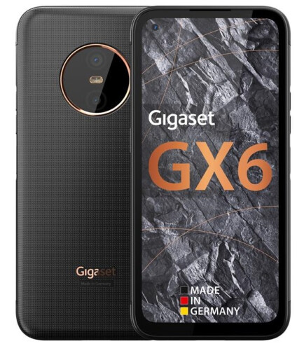 Смартфон Gigaset GX6 IM 6/128 GB Dual Sim Titanium Black (S30853H1528R112)