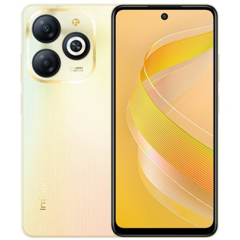 Смартфон Infinix Smart 8 4/128Gb Shinny Gold (4894947010477) (UA)