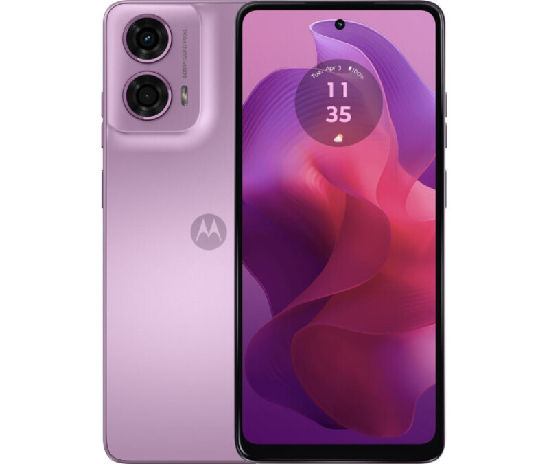 Смартфон Motorola G24 4/128GB Pink Lavender (PB180010RS) (UA)