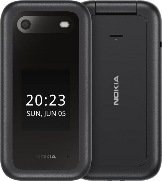 Смартфон Nokia 2660 Flip Black (1GF011PPA1A01) (UA)