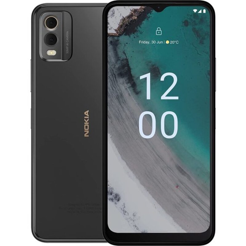 Смартфон Nokia C32 6/128GB Dual Sim Charcoal (UA)