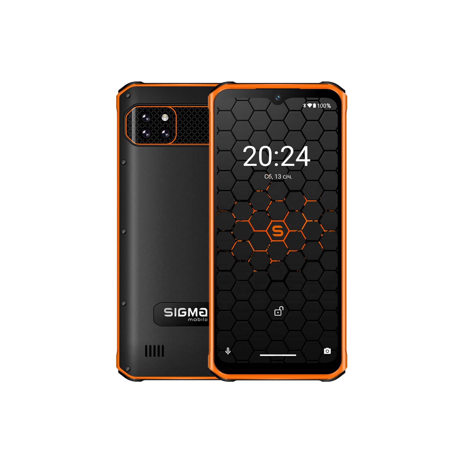 Смартфон Sigma X-treme PQ56 Black Orange (4827798338025) (UA)