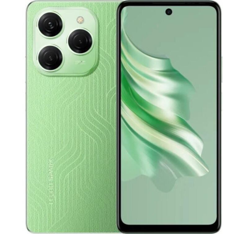 Смартфон Tecno Spark 20 Pro (KJ6) 8/256GB Dual Sim Magic Skin Green (4894947014239) (UA)