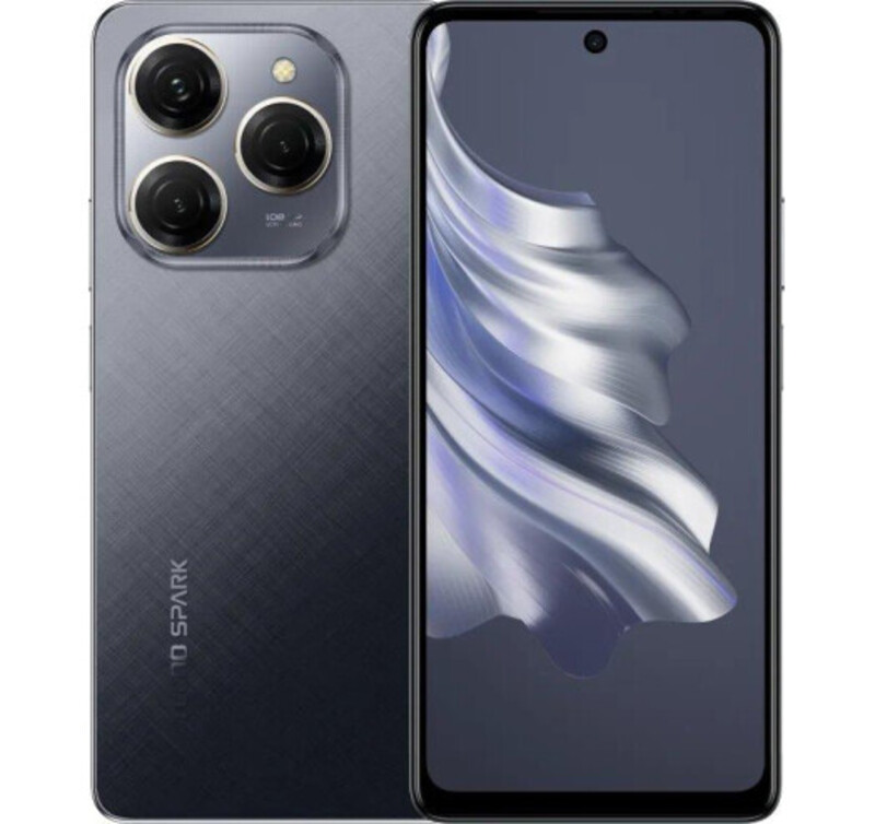 Смартфон Tecno Spark 20 Pro (KJ6) 8/256GB Dual Sim Moonlit Black (4894947014178) (UA)