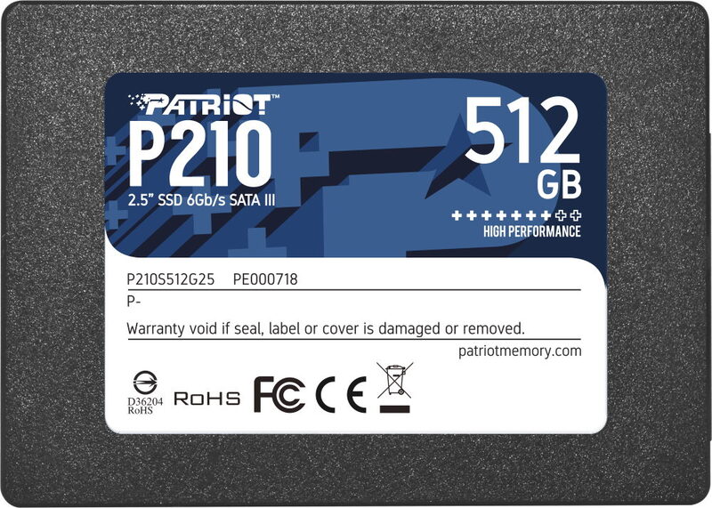 Накопичувач SSD 2.5" 512GB Patriot (P210S512G25)