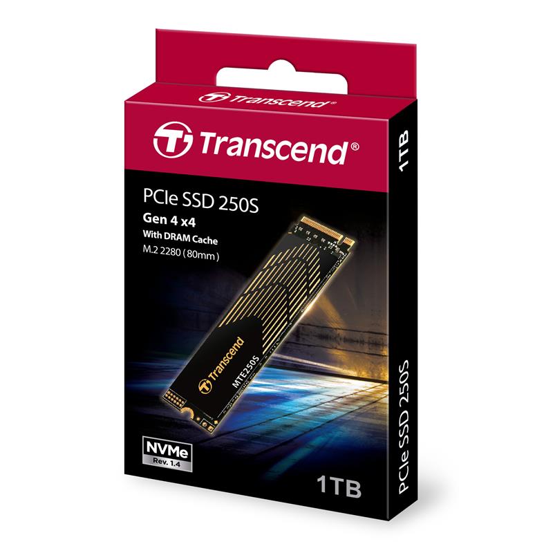 Накопитель SSD M.2 2280 1TB Transcend (TS1TMTE250S)