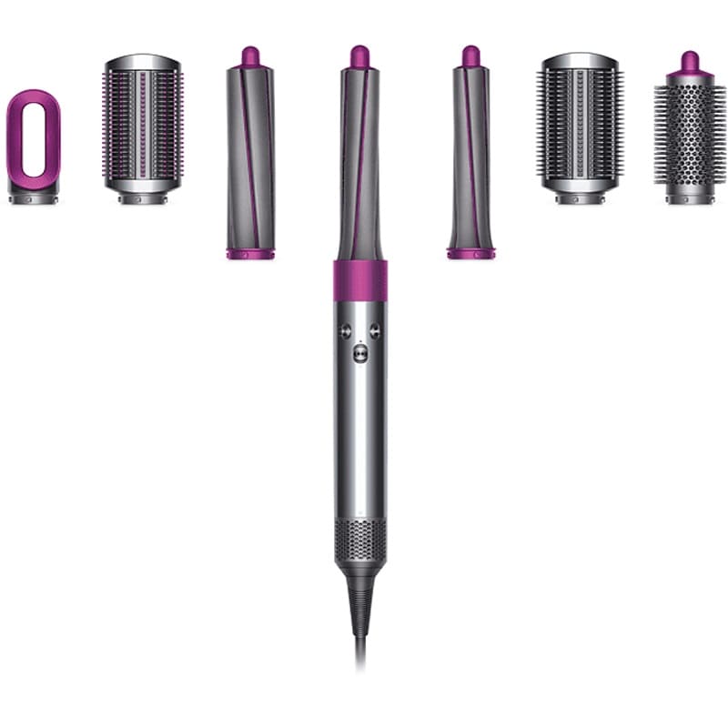 Фен-стайлер Dyson Airwrap Complete Long Steel/Fuchsia (343555-01)