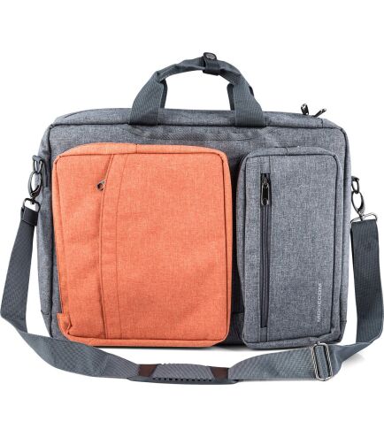 Рюкзак/Сумка для ноутбука 15.6" Modecom Reno grey/orange