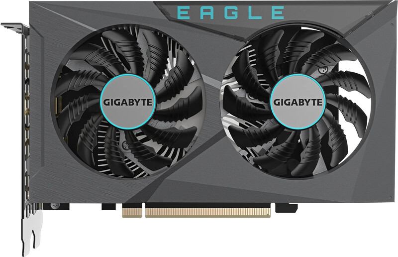 Видеокарта GIGABYTE GeForce RTX3050 6Gb EAGLE OC (GV-N3050EAGLE OC-6GD)