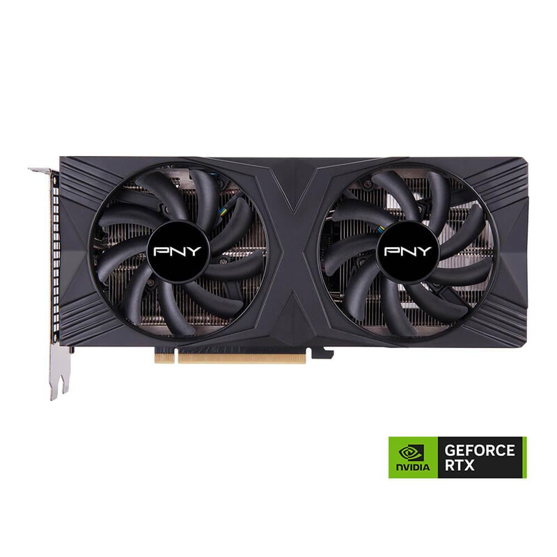 Видеокарта PNY GeForce RTX 4070 VERTO Dual Fan 12GB GDDR6 (VCG407012DFXPB1)