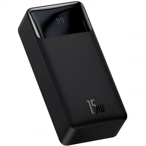 Внешний аккумулятор (павербанк) Baseus Bank Baseus Bipow Digital 15W 30000 mAh black (PPDML-K01, PPBD050201)