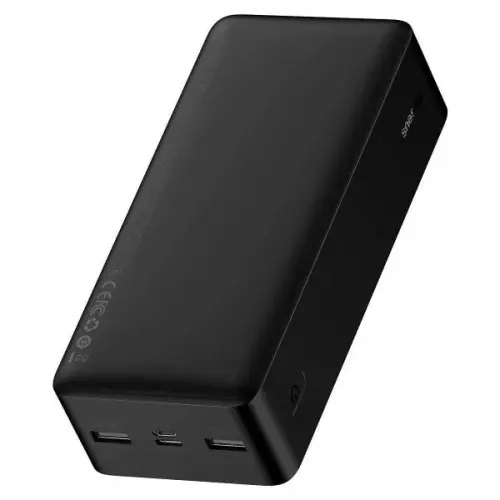 Зовнішній акумулятор (павербанк) Baseus Bank Baseus Bipow Digital 15W 30000 mAh black (PPDML-K01, PPBD050201) - фото 2