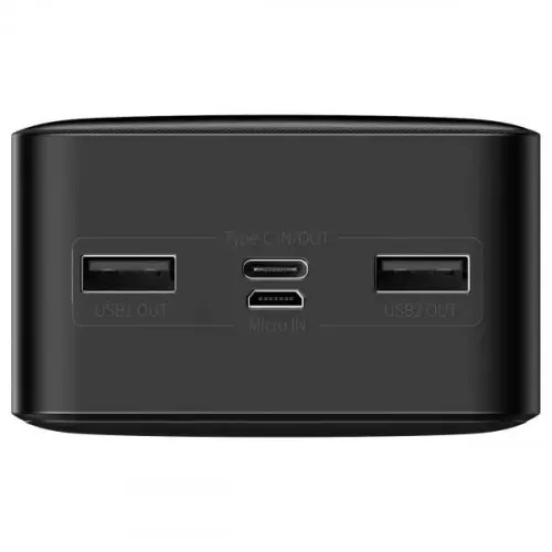 Внешний аккумулятор (павербанк) Baseus Bank Baseus Bipow Digital 15W 30000 mAh black (PPDML-K01, PPBD050201) - фото 3